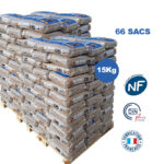 Französische Holzpellets Woodstock® Premium - Palette 990kg (66 Säcke)